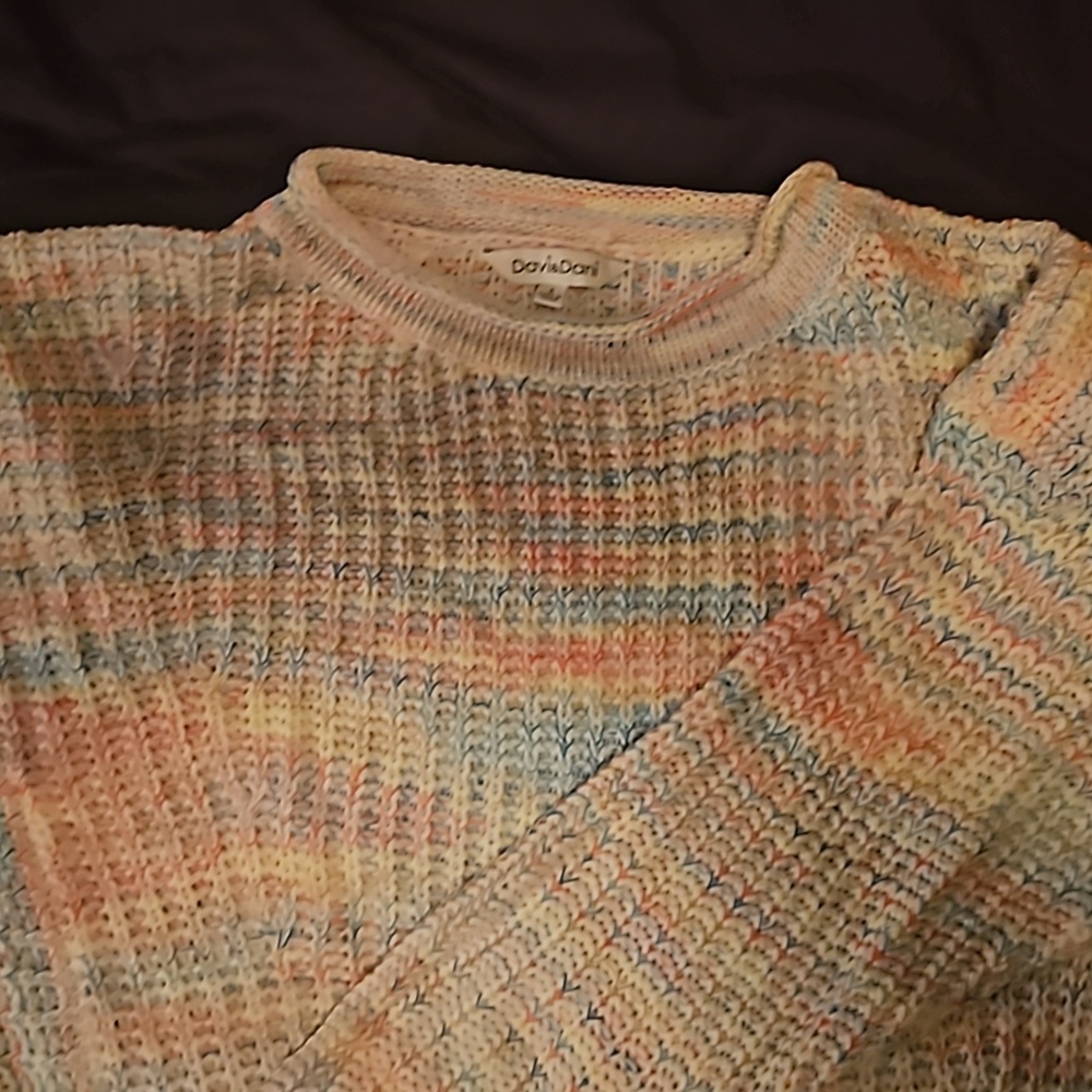 Davi&Dani Rainbow Thread sweater